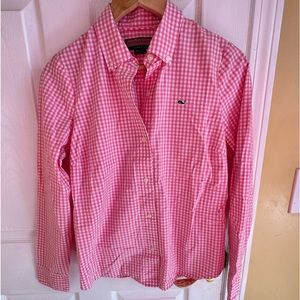 Women's vineyard vines gingham shirt